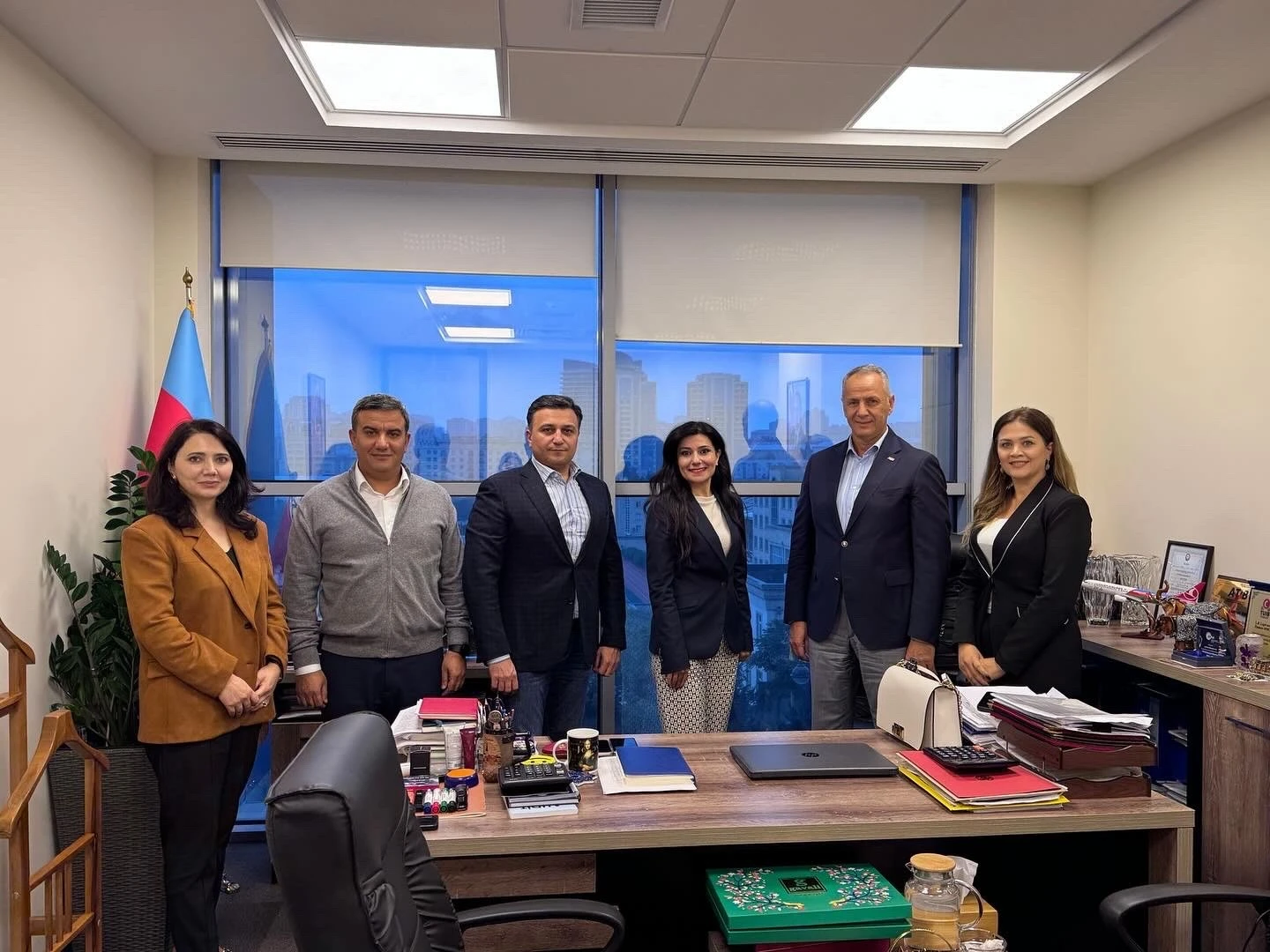 Azerbaycan-Türkiye İş Adamları Birliği (ATİB) heyeti, Birliğin üyesi olan “L.B Audit Xidməti” Ltd. şirketini ziyaret etti.