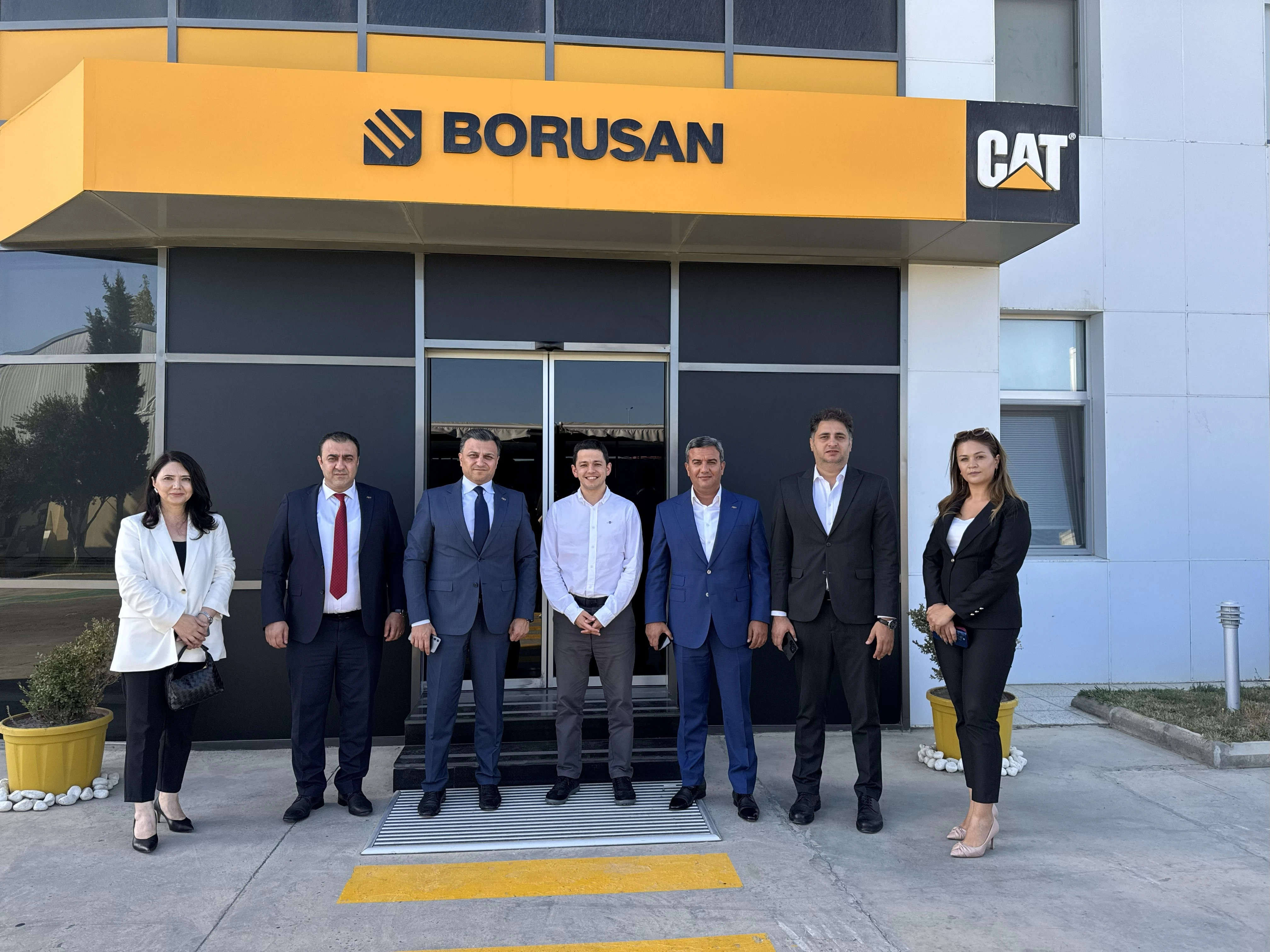 A delegation from the Azerbaijan-Turkey Business Association (ATIB) visited the Azerbaijan Representative Office of the Association's member company, “Borusan Makina ve Güç Sistemleri Sanayi ve Ticaret A.Ş.”