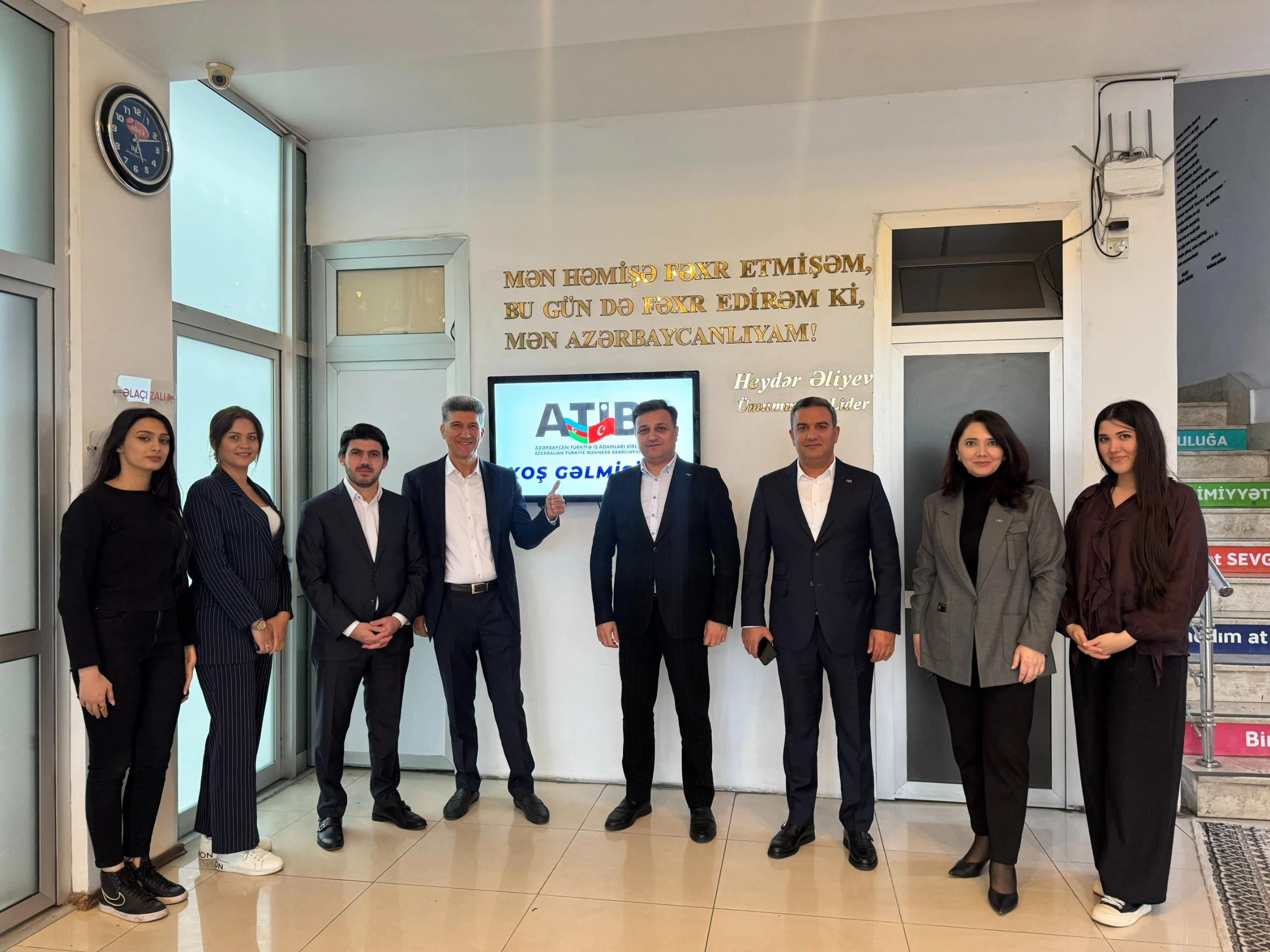 Azerbaycan-Türkiye İş Adamları Birliği (ATİB) heyeti, Birliğin üyesi olan “İnci Şirketler Grubu” A.Ş.’yi ziyaret etti.