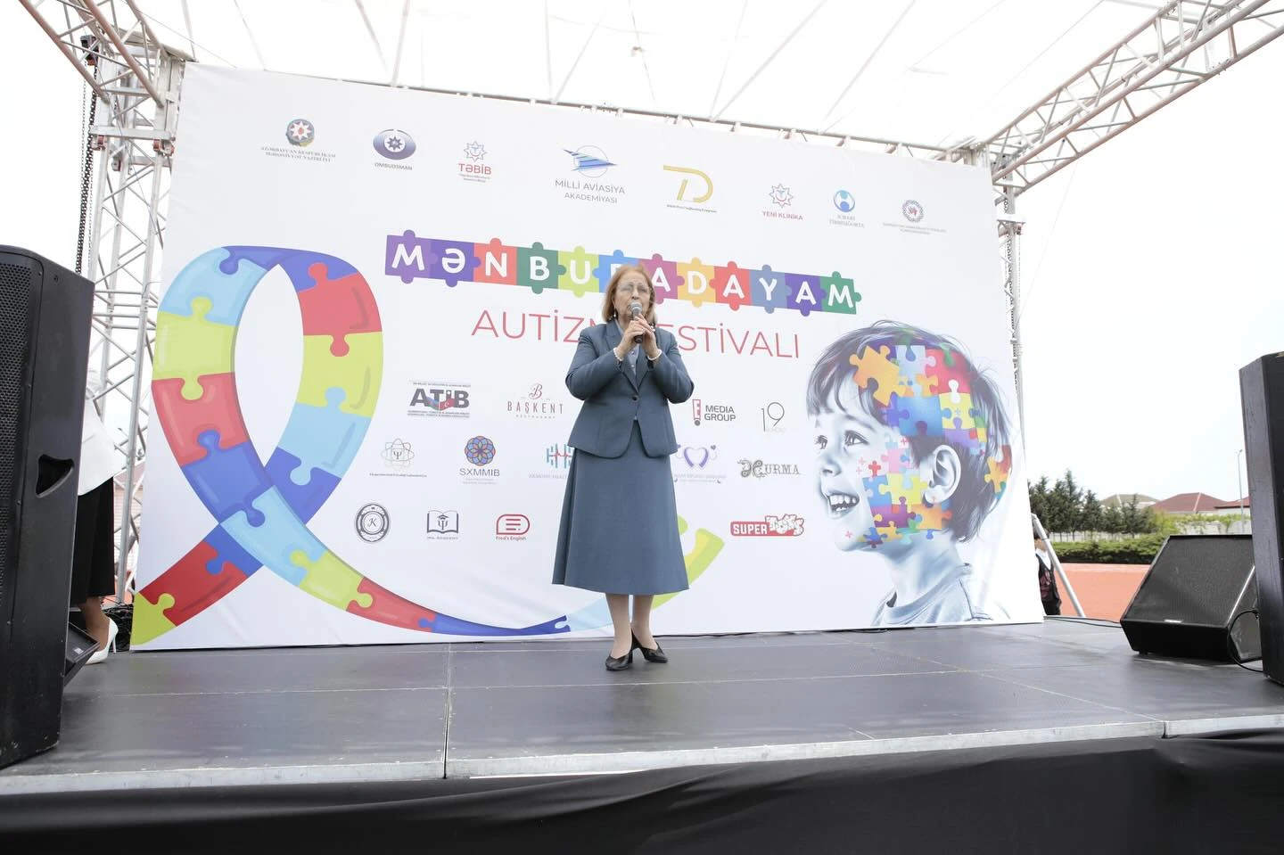 Autizmli uşaqlar üçün ATİB-in dəstəyi ilə keçirilən “Mən burdayam” festivalından görüntülər
