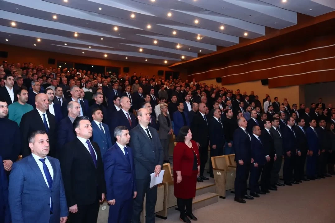 ATİB heyeti Ağdaş’ta düzenlenen iş ilişkileri ve istihdam konulu konferansta