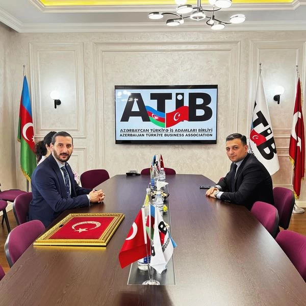 ASKON Anadolu Aslanları iş adamları dərnəyi ilə ATİB ofisində görüş 2 aprel